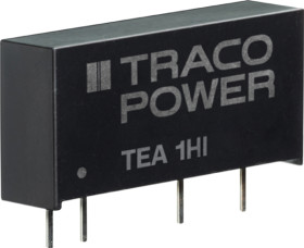 TEA 1-0505HI DC/DC converter TEA 1HI, 1 W, 4.5-5.5/5.0 VDC, SIL-7