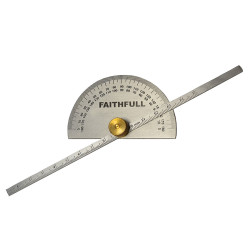Faithfull PDG/6 Depth Gauge with Protractor 150mm (6in)