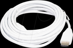 SC0724 Raspberry Pi - Cable, HDMI to HDMI, 5m, white