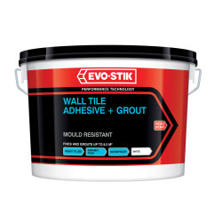 Evo-Stik 30812624 Mould Resistant Wall Tile Adhesive &amp; Grout 5 Litre