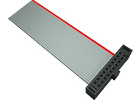 Kabel taśmowy 34-żyłowy Płaski, AWG 30 AWG Samtec -40 → +105 °C.