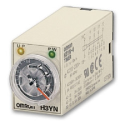 Timer Relay Wciskane 24V ac 4PDT 4-stykowy Omron 0.1 → 600min Wielofunkcyjne funkcyjny