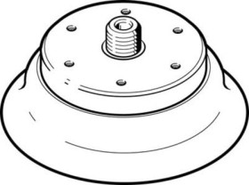 Przyssawka montażowa śr: 80mm Festo 275N NBR