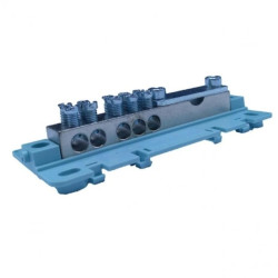 Listwa ekwipotencjalna EPS 4 A - niebieska z osłoną