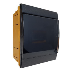 Rozdzielnica podtynkowa 4 modułowa IP40 czarna M-L 970.04.N