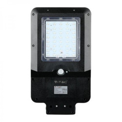 Oprawa uliczna VT-ST15 15W 1600lm IP65 LED SOLAR STREETLIGHT COLORCODE:6000K BLACK COVER 8548