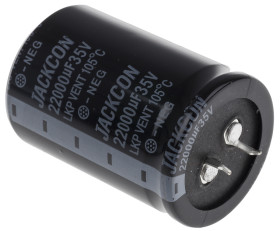 Kondensator 4700μF 35V dc Zatrzaskowy RS PRO roztaw: 10mm 22 (Dia.) x 35mm