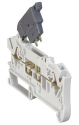 Blok zacisków przelotowych Legrand 14AWGZacisk sprężynowy 372 raster: 6mm 15 (CSA) A, 15 (IEC) A, 15 (UL) A 300 V