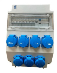 Rozdzielnica elektryczna 7x 230V z bezpiecznikami HAGER FI/ 3 fazy 95H-1