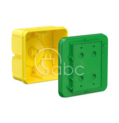 Obudowa rozgałęźna do betonu, wymiary 128x128x80 mm, 1295-02