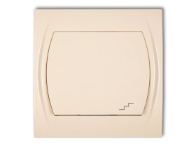 LOGO Wyłącznik schodowy beżowy 1LWP-3 KARLIK