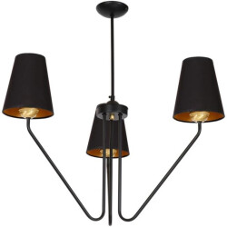 Żyrandol VICTORIA BLACK 3xE27 MLP4912 Milagro