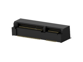 Złacze krawędziowe PCB 52-pinowe, raster 0.8mm 2-rzędowe, TE Connectivity