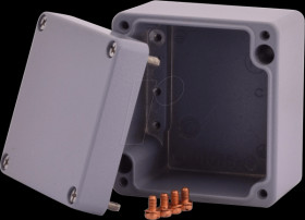 BXPBAL758057-A01 Alster aluminium housing, 75 x 80 x 57 mm