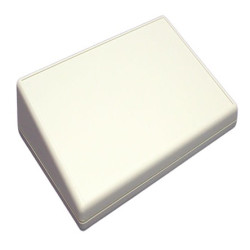 Obudowa ABS, Plastik szerokość zew. 140 mm długość zew. 220 mm wys. zew. 46 mm Hammond IP54 Jasnoszary