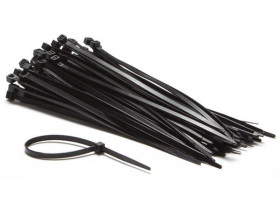 Velleman Nylon cable tie set - 4.6 x 200 mm - black (100 pcs)