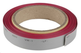 Kabel taśmowy Nieekranowany, AWG: 28, 16-żyłowy, raster: 1.27mm, 5m, -20→ +105 C