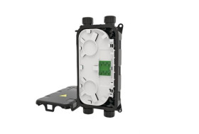 Panel krosowniczy, obudowa, 2-portowy 0 Jednomodowy HellermannTyton Connectivity