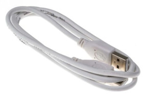 Kabel USB, dł. 1m, kolor: Biały
