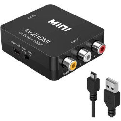 Konwerter sygnału adapter AV Chinch RCA do HDMI FullHD 1080p
