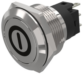 Nasadka przełącznika Chwilowy SPDT średnica wycięcia 22.3mm, montaż panelowy EAO