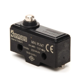 Wyłącznik krańcowy miniaturowy ,1CO, krótki popychacz metalowy, T0-MN1PUM7