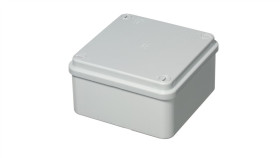 Puszka Natynkowa Gładka Z Pokrywą Seria 415105X105x55 Szara Ec415c4 /Opak. 80/