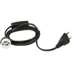 Eurolite 51100667 Bulb Holder GU10 230V EU Plug with Toggle Switch