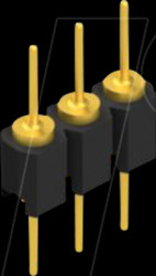MK 05 3 G Pin header, 1-row, 1 x 3 - 2.54 mm