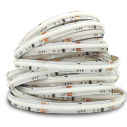 Taśma LED COB RGBWN 24V WS2814 Rolka 5m, Cyfrowa, IP20 płynące światło