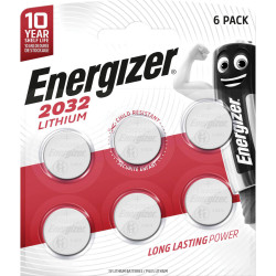 Energizer E303272400 Button Cell CR 2032 3V 6 pc(s) 240 mAh Lithium CR2032