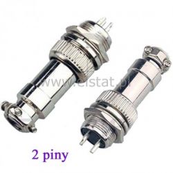 Złącze przemysłowe ( gn+wt ) C01 2 pin CONNFLY