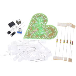 DIY Serce LED z efektem oddychania - zestaw do nauki lutowania