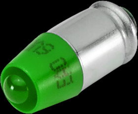 LED lamp, MG/T1 3/4, 12 V (DC), 12 V (AC), green, 10-2J09.1065