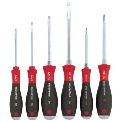Wiha 530HK6 21250 SoftFinish&#xAE; Slotted/ Phillips Screwdriver Set - 6pc