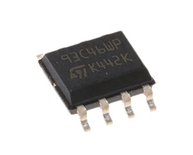 Pamięć szeregowa EEPROM Montaż powierzchniowy 1kbit 8-pinowy SOIC 128 słów x 8 bitów, 64 słowa x 16 bitów