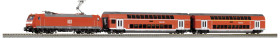 Pociąg osobowy Piko H0 59102 H0 PSCwlan S-Set BR 146 z 2 Dosto firmy DB AG