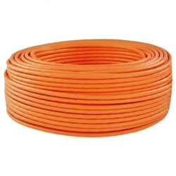 Kabel teleinformatyczny S/FTP kat.7 wewnętrzny Dca LSZH pomarańczowy NEKU /50m/