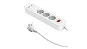 Przedłużacz Szybkoładujący Pd20 3-Gniazdowy Z Wyłącznikiem + 2X Usb (A+C)...