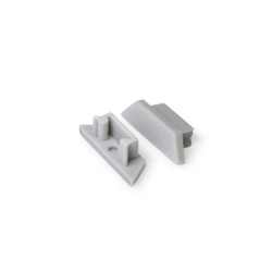 Zaślepka do profilu led ARC12 srebrna b2960040 /1szt/