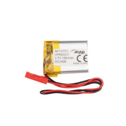 150mAh 3,7V Li-PO 2-PIN 25x20x4mm JST