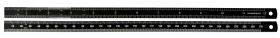 12in/300mm Flex Black Crome Rule