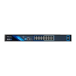Switch PoE 16-portowy 1Gbps + 2xSFP BCS-B-SP16G-2SFP-M