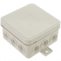 Puszka instalacyjna natynkowa typu KLIK 75x75x41mm hermetyczna IP54 szara ViPlast