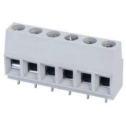 CamdenBoss CTB77VP/6 6 Way High Power Rising Clamp Terminal Block 10.16mm Pitch