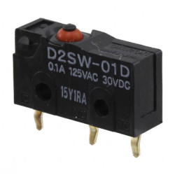 Omron D2SW-01D Switch Snap Acting Limit SPDT 1A 250V Solder Terminals