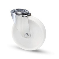 Koło samonastawne średnica kabla 80mm Pojedyncza śruba RS PRO 120kg wysokość całkowita 106mm