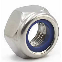 4x Nakrętka M3 DIN985 stalowa nierdzewna samokontrująca samochamująca