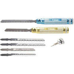 Donau M208 Electronic Saw Handle 175mm Aluminium Grip 8pieces Set