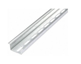 Szyna DIN szerokość 35mm długość 2m wysokość 15mm Perforowana RS PRO